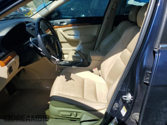 2008 Acura TSX Nav with VIN JH4CL96948C014975, listed as a Copart auction lot 61224325 with 140,429 mi miles and Salvage title. Bid and sale history available at DreamBid. Image 7.