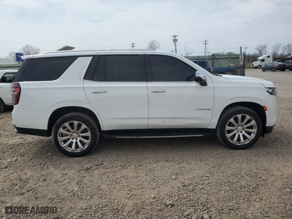 2023 Chevrolet Tahoe Premier with VIN 1GNSKSKD0PR217513, listed as a Copart auction lot 54702845 with 55,424 mi miles and Salvage Title. Bid and sale history available at carsss.com. Image 13.