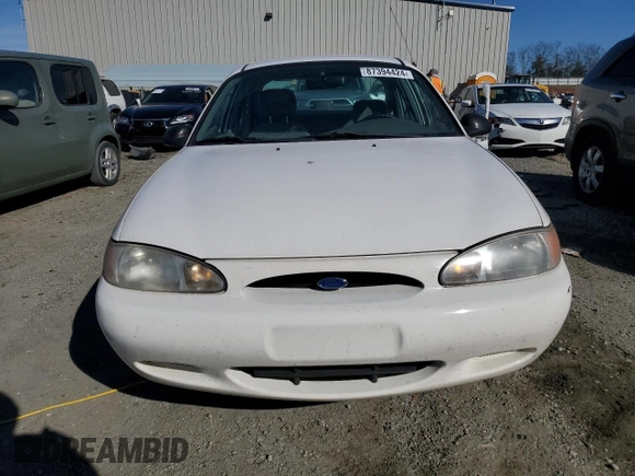 1997 Ford Escort LX with VIN 1FALP13P6VW332381, listed as a Copart auction lot 87394424 with 95,512 mi miles and Salvage Title. Bid and sale history available at carsss.com. Image 5.