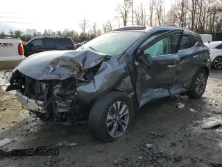 2016 Nissan Murano S with VIN 5N1AZ2MH2GN104231, listed as a Copart auction lot 45402905 with 0 mi miles and Salvage Title. Bid and sale history available at carsss.com. Image 1.