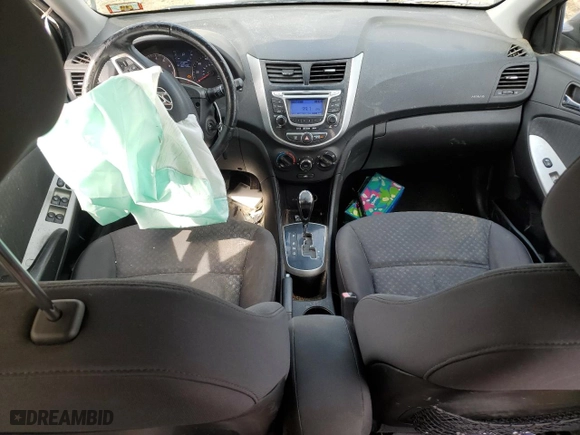 2013 Hyundai Accent SE with VIN KMHCU5AE7DU074888, listed as a Copart auction lot 50087305 with 166,406 mi miles and Salvage Title. Bid and sale history available at carsss.com. Image 8.