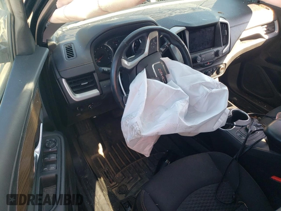2019 GMC Terrain SLE with VIN 3GKALMEVXKL117425, listed as a Copart auction lot 57951545 with 72,957 mi miles and Salvage title. Bid and sale history available at DreamBid. Image 8.