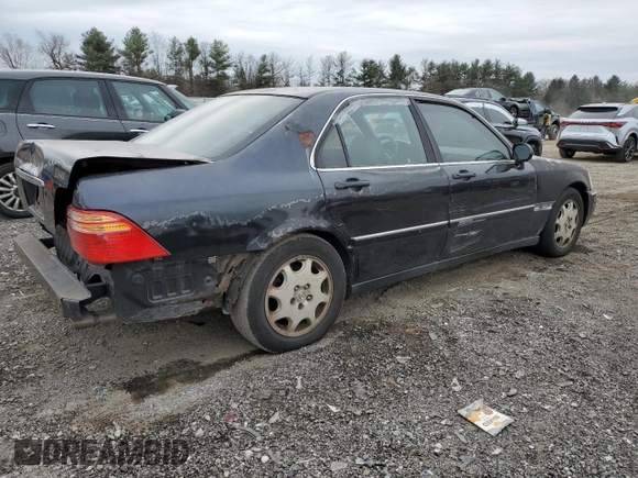 2000 Acura RL w/Navigation System z VIN JH4KA9662YC012617, wystawiony jako Copart lot #85901934 z przebiegiem Nie podano mil oraz Szkoda całkowita • Salvage title. Historia ofert i sprzedaży dostępna na DreamBid. Obrazek 3.