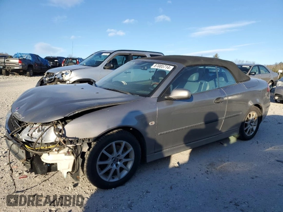 2004 Saab 9-3 Arc z VIN YS3FD79Y746009970, wystawiony jako Copart lot #87085714 z przebiegiem 284 982 mil mil oraz Tytuł czysty. Historia ofert i sprzedaży dostępna na DreamBid. Obrazek 1.