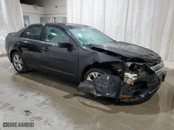 2012 Ford Fusion SE with VIN 3FAHP0HG4CR390403, listed as a Copart auction lot 53442705 with 254,289 mi miles and Salvage Title. Bid and sale history available at carsss.com. Image 4.