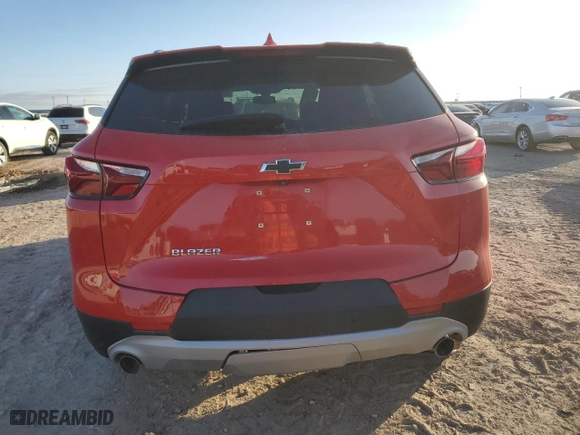 2019 Chevrolet Blazer with VIN 3GNKBHRS8KS669111, listed as a Copart auction lot 83071944 with 15,086 mi miles and Salvage Title. Bid and sale history available at carsss.com. Image 6.