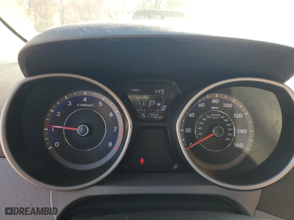 2014 Hyundai Elantra SE with VIN KMHDH4AE7EU143986, listed as a Copart auction lot 52826335 with 151,792 mi miles and Clean Title. Bid and sale history available at carsss.com. Image 9.
