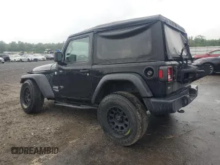 2020 Jeep Wrangler Sport S with VIN 1C4GJXAN7LW343890, listed as a Copart auction lot 63363335 with 74,179 mi miles and Salvage title. Bid and sale history available at DreamBid. Image 2.