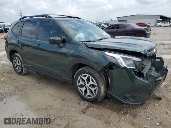2022 Subaru Forester Premium with VIN JF2SKAEC0NH476996, listed as a Copart auction lot 54122945 with 43,108 mi miles and Salvage title. Bid and sale history available at DreamBid. Image 4.