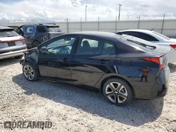 2020 Toyota Prius L Eco z VIN JTDKARFU7L3111913, wystawiony jako Copart lot #54544995 z przebiegiem 85 988 mil mil oraz Szkoda całkowita • Salvage title. Historia ofert i sprzedaży dostępna na DreamBid. Obrazek 2.