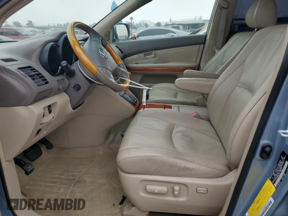 2007 Lexus RX 350 with VIN JTJHK31U872021187, listed as a Copart auction lot 60369145 with 126,093 mi miles and Salvage title. Bid and sale history available at DreamBid. Image 7.
