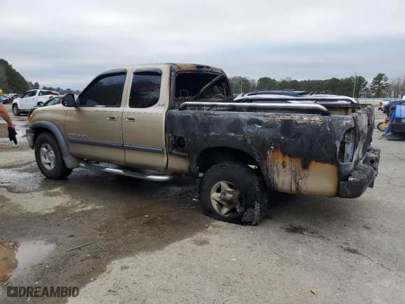 2002 Toyota Tundra SR5 with VIN 5TBBT44172S317356, listed as a Copart auction lot 47207575 with 245,172 mi miles and Salvage Title. Bid and sale history available at carsss.com. Image 2.