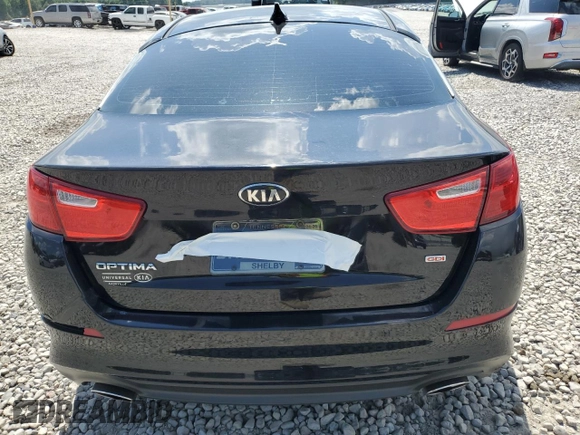 2014 Kia Optima LX with VIN 5XXGM4A76EG308625, listed as a Copart auction lot 61668315 with 223,411 mi miles and Salvage title. Bid and sale history available at DreamBid. Image 6.