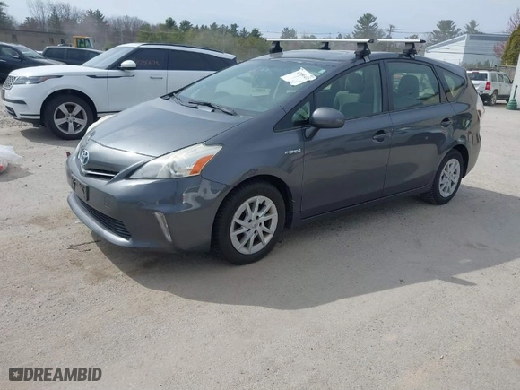 2012 Toyota Prius v Two with VIN JTDZN3EU7C3149594, listed as a IAAI auction lot 42081435 with 198,895 mi miles. Bid and sale history available at carsss.com. Image 2.