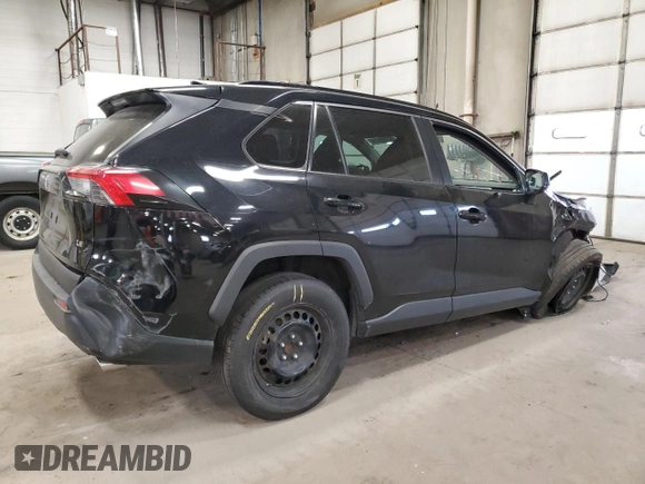 2020 Toyota RAV4 LE with VIN 2T3H1RFV1LW060179, listed as a Copart auction lot 52715575 with 80,531 mi miles and Salvage Title. Bid and sale history available at DreamBid. Image 3.