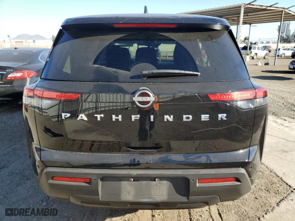 2024 Nissan Pathfinder S with VIN 5N1DR3AA0RC200612, listed as a Copart auction lot 77629804 with 0 mi miles and Salvage Title. Bid and sale history available at carsss.com. Image 6.