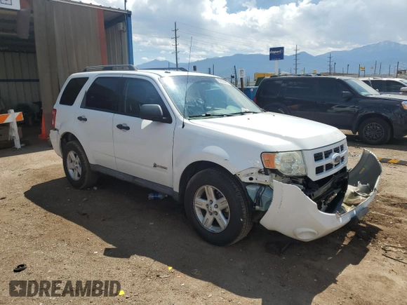 2009 Ford Escape Hybrid with VIN 1FMCU59319KA32481, listed as a Copart auction lot 60636465 with 68,541 mi miles and Salvage title. Bid and sale history available at DreamBid. Image 4.