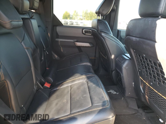 2022 Ford Bronco with VIN 1FMEE5DH1NLA78454, listed as a Copart auction lot 72933794 with 40,262 mi miles and Salvage Title. Bid and sale history available at DreamBid. Image 11.