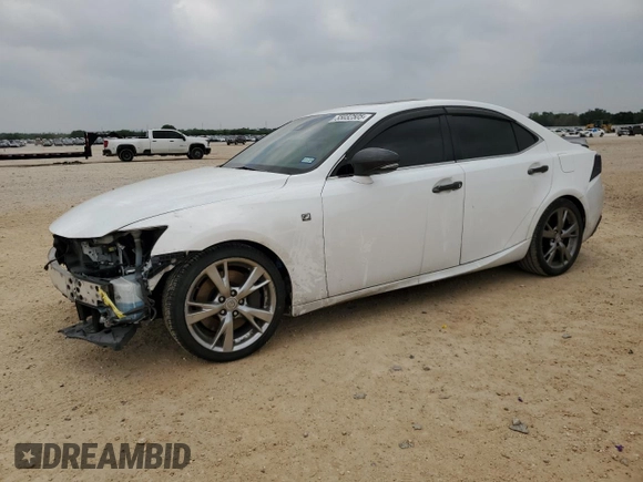 2017 Lexus IS 200t with VIN JTHBA1D22H5059524, listed as a Copart auction lot 55032505 with 100,807 mi miles and Salvage title. Bid and sale history available at DreamBid. Image 1.
