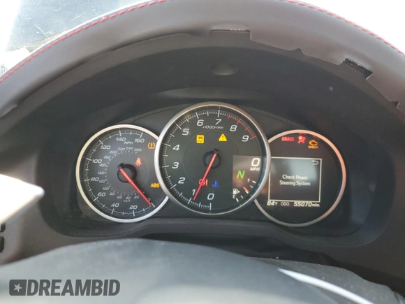 2017 Subaru BRZ Limited with VIN JF1ZCAC12H8606489, listed as a Copart auction lot 85284724 with 55,070 mi miles and Salvage title. Bid and sale history available at DreamBid. Image 9.