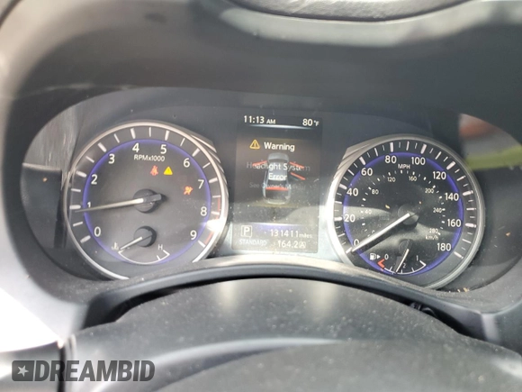 2014 Infiniti Q50 Premium with VIN JN1BV7AP8EM681848, listed as a Copart auction lot 51243735 with 131,411 mi miles and Salvage Title. Bid and sale history available at carsss.com. Image 9.