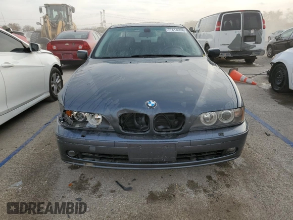 2001 BMW 5 Series 540iA with VIN WBADN634X1GM73365, listed as a Copart auction lot 77814684 with 142,374 mi miles and Salvage Title. Bid and sale history available at carsss.com. Image 5.