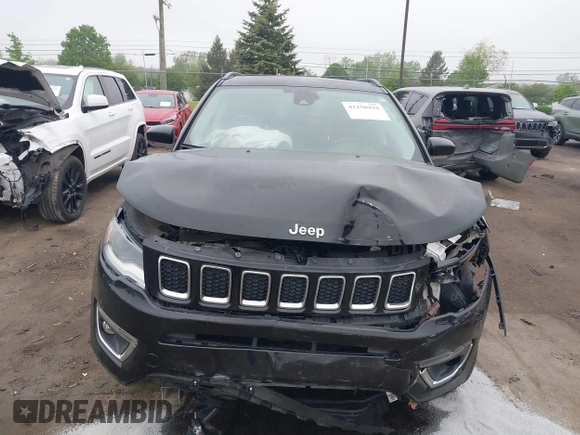 2018 Jeep Compass Limited с VIN 3C4NJDCB5JT399323, выставлен на аукционе IAAI как лот 42258919 с пробегом 77 650 миль миль и . История ставок и продаж доступна на DreamBid. Изображение 12.