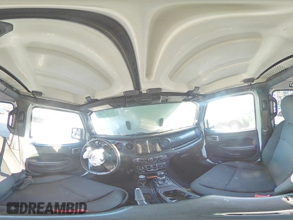 2020 Jeep Wrangler Unlimited Sport Altitude with VIN 1C4HJXDN5LW316624, listed as a Copart auction lot 75892504 with 87,273 mi miles and Salvage title. Bid and sale history available at DreamBid. Image 14.