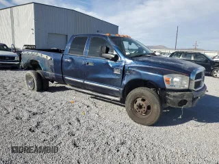 2008 Dodge Ram 3500 Laramie with VIN 3D7MX48A28G137083, listed as a Copart auction lot 75684714 with 268,808 mi miles and Salvage Title. Bid and sale history available at carsss.com. Image 4.