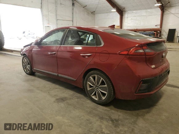 2019 Hyundai Ioniq Limited z VIN KMHC85LC8KU143066, wystawiony jako Copart lot #55116975 z przebiegiem 134 587 mil mil oraz Szkoda całkowita • Salvage title. Historia ofert i sprzedaży dostępna na DreamBid. Obrazek 2.