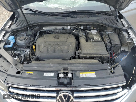 2024 Volkswagen Tiguan S with VIN 3VVFB7AX6RM041804, listed as a Copart auction lot 56154135 with 43,515 mi miles and Clean Title. Bid and sale history available at DreamBid. Image 12.
