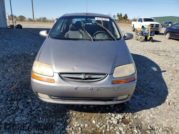 2006 Chevrolet Aveo LT z VIN KL1TG56616B622337, wystawiony jako Copart lot #41756105 z przebiegiem 243 187 mil mil oraz Szkoda całkowita • Salvage title. Historia ofert i sprzedaży dostępna na DreamBid. Obrazek 5.