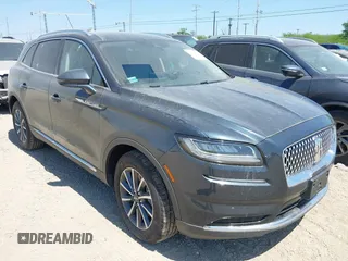 2021 Lincoln Nautilus Standard with VIN 2LMPJ6J93MBL10997, listed as a IAAI auction lot 42027109 with 37,103 mi miles and . Bid and sale history available at DreamBid. Image 1.