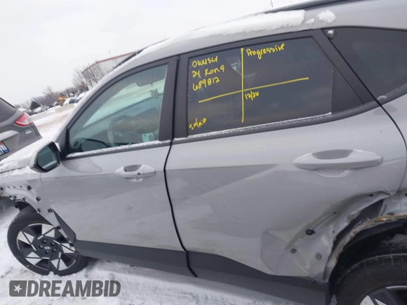 2024 Hyundai Kona SEL with VIN KM8HBCAB0RU069688, listed as a IAAI auction lot 41269213 with 10,041 mi miles. Bid and sale history available at carsss.com. Image 15.