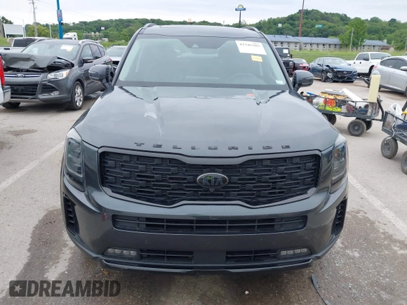 2021 Kia Telluride SX with VIN 5XYP5DHC9MG095972, listed as a IAAI auction lot 42345283 with 125,548 mi miles and . Bid and sale history available at DreamBid. Image 12.