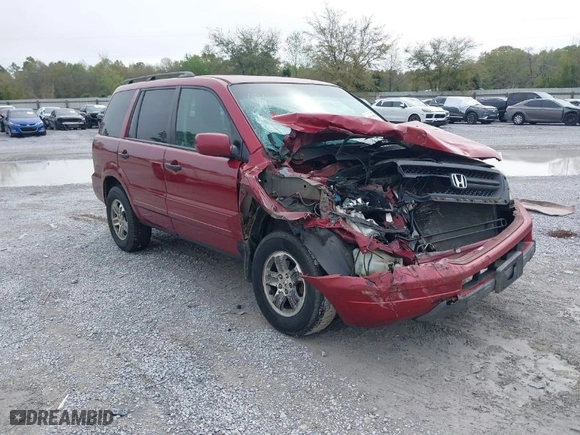 2003 Honda Pilot EX with VIN 2HKYF18593H523824, listed as a IAAI auction lot 41933540 with 159,935 mi miles. Bid and sale history available at carsss.com. Image 1.