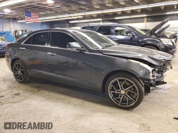 2013 Cadillac ATS Luxury with VIN 1G6AH5RX9D0147159, listed as a Copart auction lot 87047914 with 146,650 mi miles and Salvage Title. Bid and sale history available at DreamBid. Image 4.