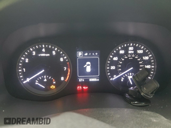 2018 Hyundai Tucson SEL Plus with VIN KM8J33A44JU651006, listed as a Copart auction lot 43479015 with 60,855 mi miles and Salvage Title. Bid and sale history available at carsss.com. Image 9.