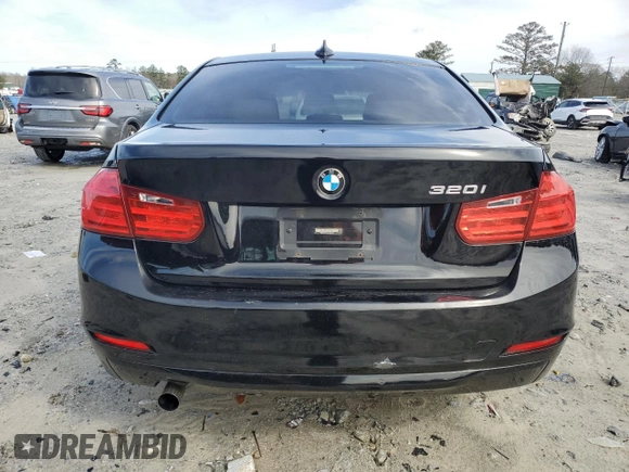 2013 BMW 3 Series 320i with VIN WBA3B1C54DK128124, listed as a Copart auction lot 45361195 with 122,984 mi miles and Salvage Title. Bid and sale history available at carsss.com. Image 6.