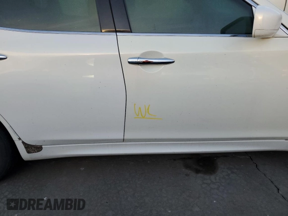 2011 Infiniti M with VIN JN1BY1AR9BM371628, listed as a Copart auction lot 74841034 with Not Provided miles and Salvage Title. Bid and sale history available at DreamBid. Image 12.