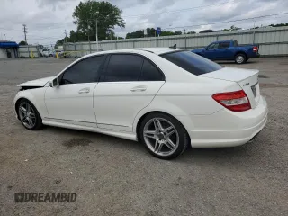 2010 Mercedes-Benz C 300 Sport with VIN WDDGF5EB0AF378943, listed as a Copart auction lot 54572195 with 196,858 mi miles and Salvage title. Bid and sale history available at DreamBid. Image 2.