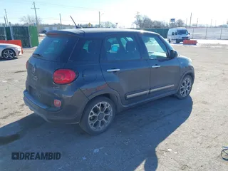 2014 FIAT 500L Trekking with VIN ZFBCFADH4EZ017858, listed as a IAAI auction lot 41313202 with 190,725 mi miles and . Bid and sale history available at DreamBid. Image 4.