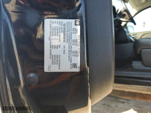 2011 Chevrolet Silverado 2500HD LTZ with VIN 1GC1KYCG5BF249139, listed as a Copart auction lot 75744484 with 224,194 mi miles and Salvage Title. Bid and sale history available at carsss.com. Image 12.