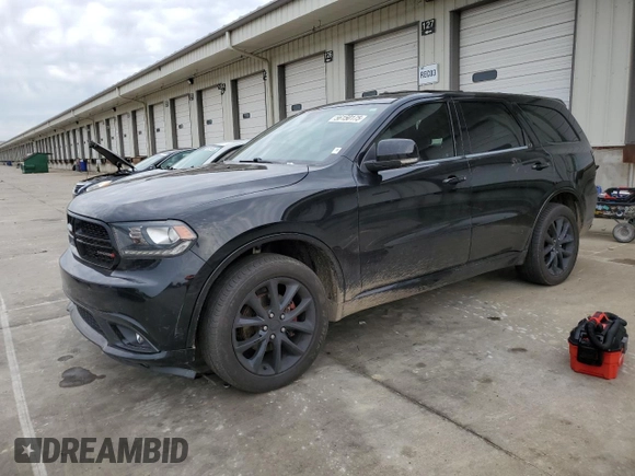 2017 Dodge Durango GT with VIN 1C4RDJDG7HC686220, listed as a Copart auction lot 56150175 with 202,082 mi miles and Salvage title. Bid and sale history available at DreamBid. Image 1.