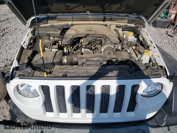 2018 Jeep Wrangler Sport with VIN 1C4GJXAG2JW276226, listed as a Copart auction lot 69206524 with 45,030 mi miles and Salvage Title. Bid and sale history available at DreamBid. Image 11.