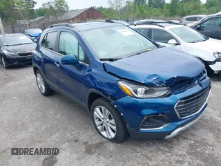 2020 Chevrolet Trax Premier with VIN 3GNCJRSB1LL249645, listed as a IAAI auction lot 42438090 with 16,919 mi miles and . Bid and sale history available at DreamBid. Image 1.