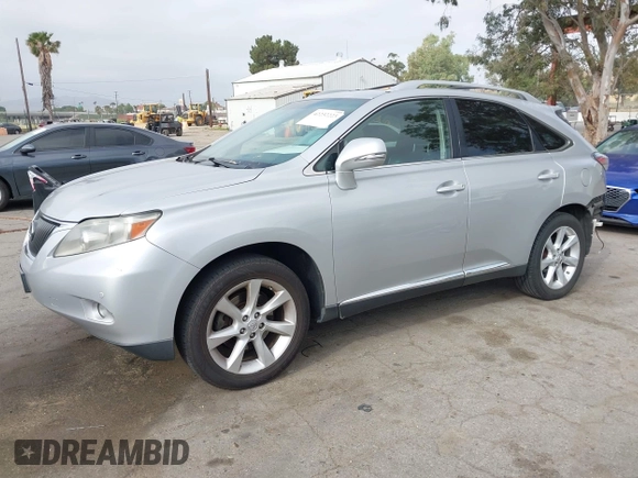2010 Lexus RX 350 with VIN JTJBK1BA1A2002745, listed as a IAAI auction lot 42232223 with 217,076 mi miles and . Bid and sale history available at DreamBid. Image 2.