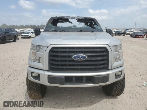 2017 Ford F-150 XL with VIN 1FTEW1CG3HKC81035, listed as a Copart auction lot 53820515 with 0 mi miles and Non Repairable. Bid and sale history available at carsss.com. Image 5.
