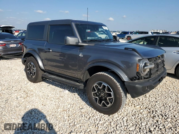 2023 Ford Bronco with VIN 1FMDE5CH0PLB19978, listed as a Copart auction lot 70308774 with 4,303 mi miles and Salvage Title. Bid and sale history available at carsss.com. Image 4.