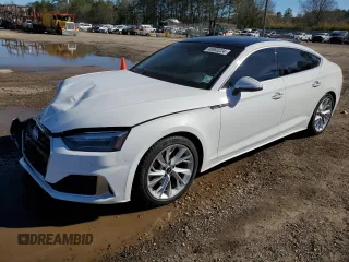 2022 Audi A5 Sportback Premium with VIN WAUABCF59NA006557, listed as a Copart auction lot 40883224 with 60,170 mi miles. Bid and sale history available at carsss.com. Image 1.
